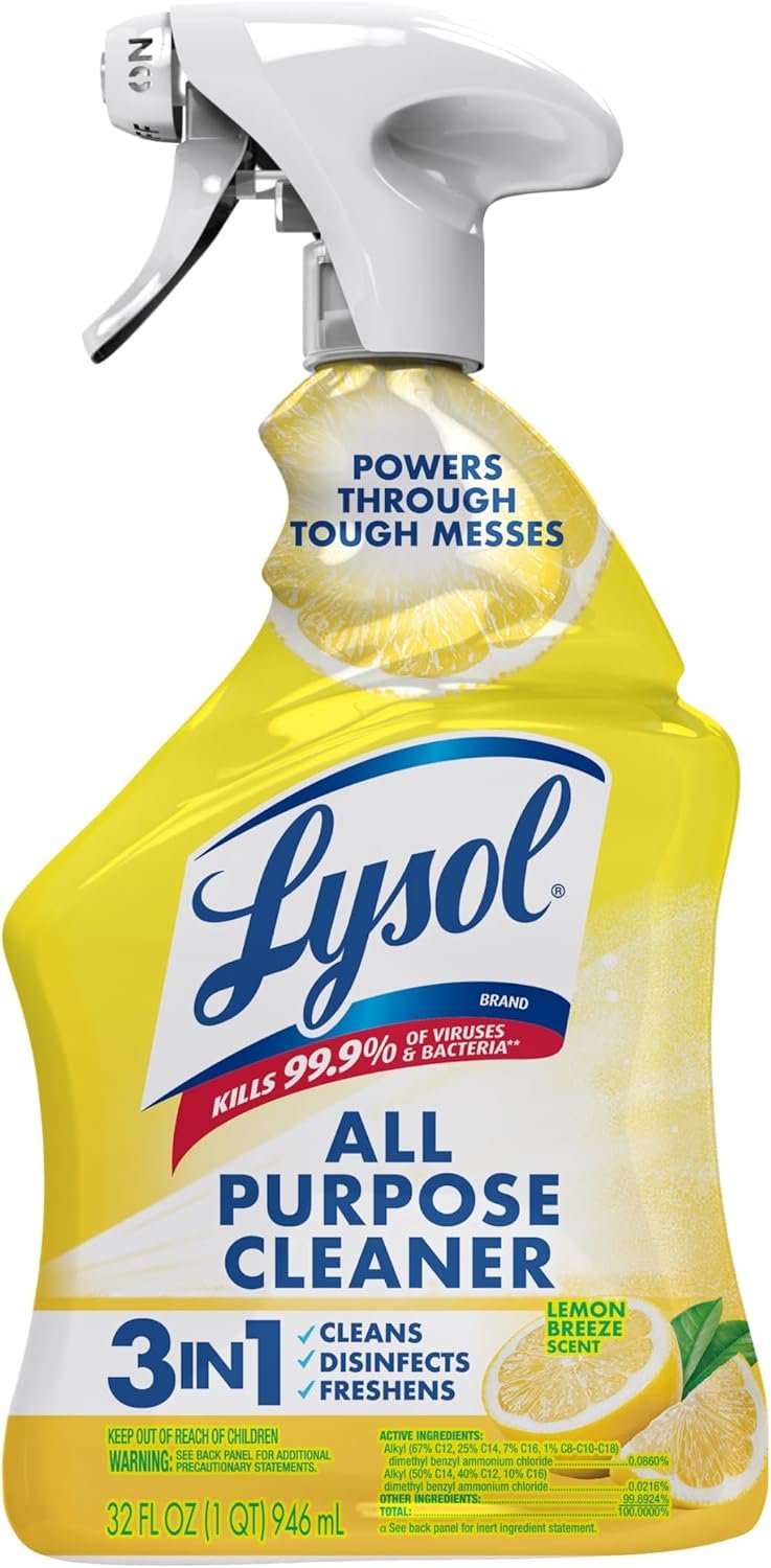 Lysol All-Purpose Cleaner — Lemon Breeze · ready-to-use trigger spray