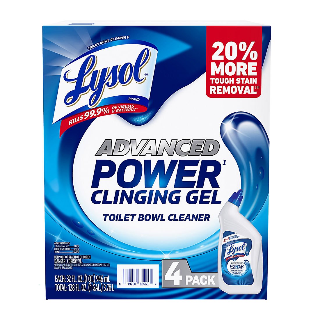 Lysol Advanced Power Clinging Gel — Acid formula · toilet bowl cleaner